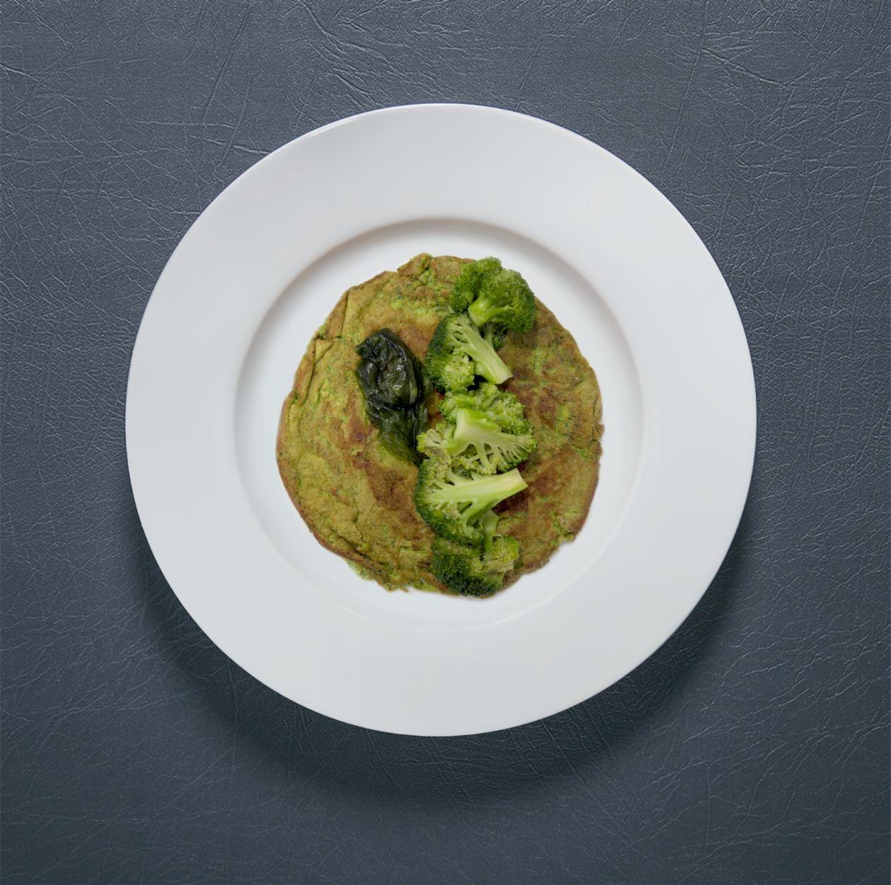 Frittata verde con broccoli all'olio
