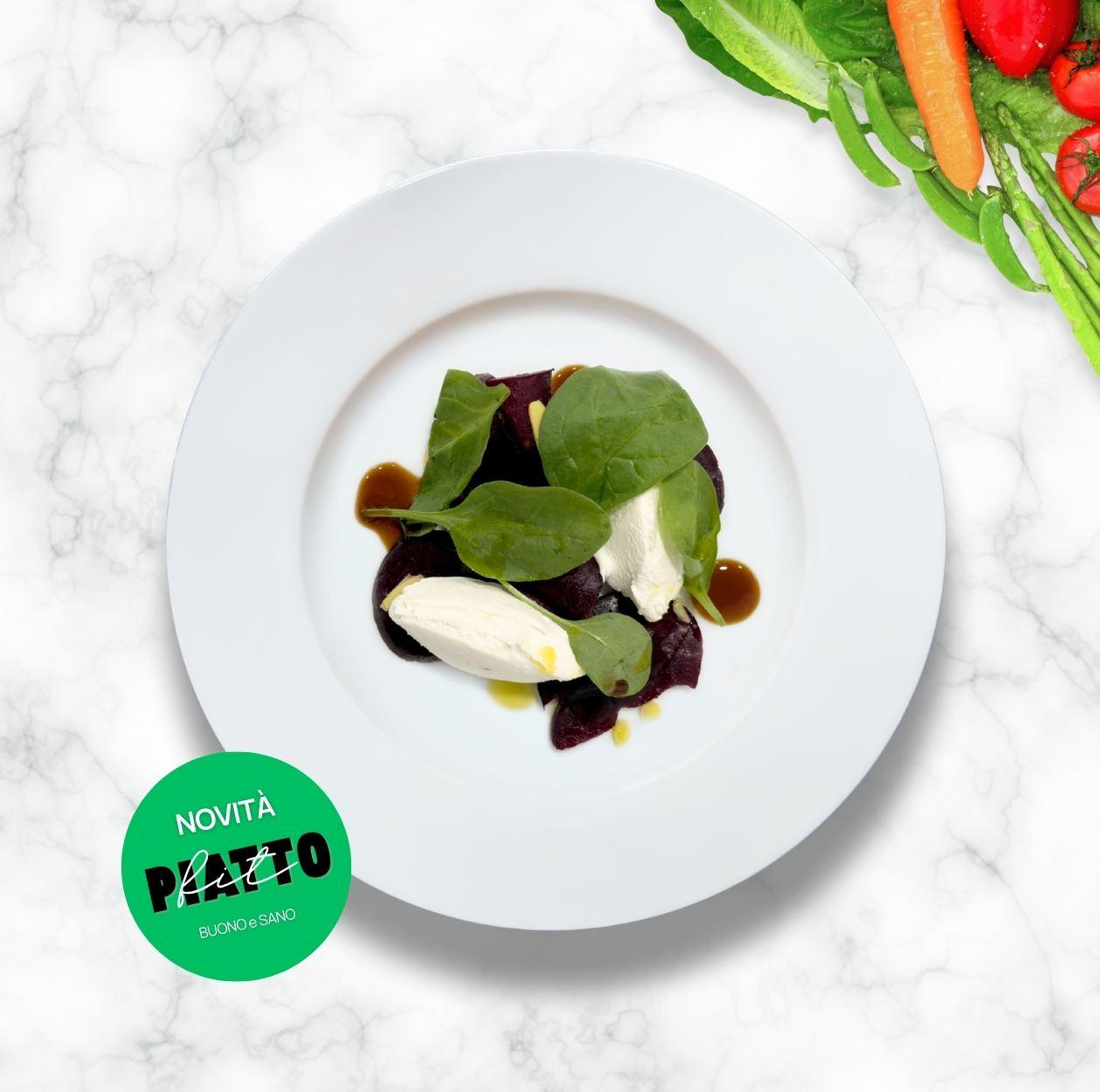 Insalata di barbabietole e ricotta